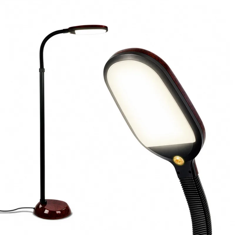 Floor lamp with adjustable arm — suggested tool