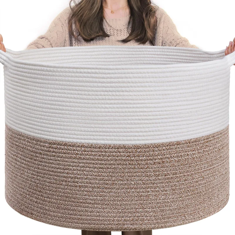 Woven storage basket — suggested tool